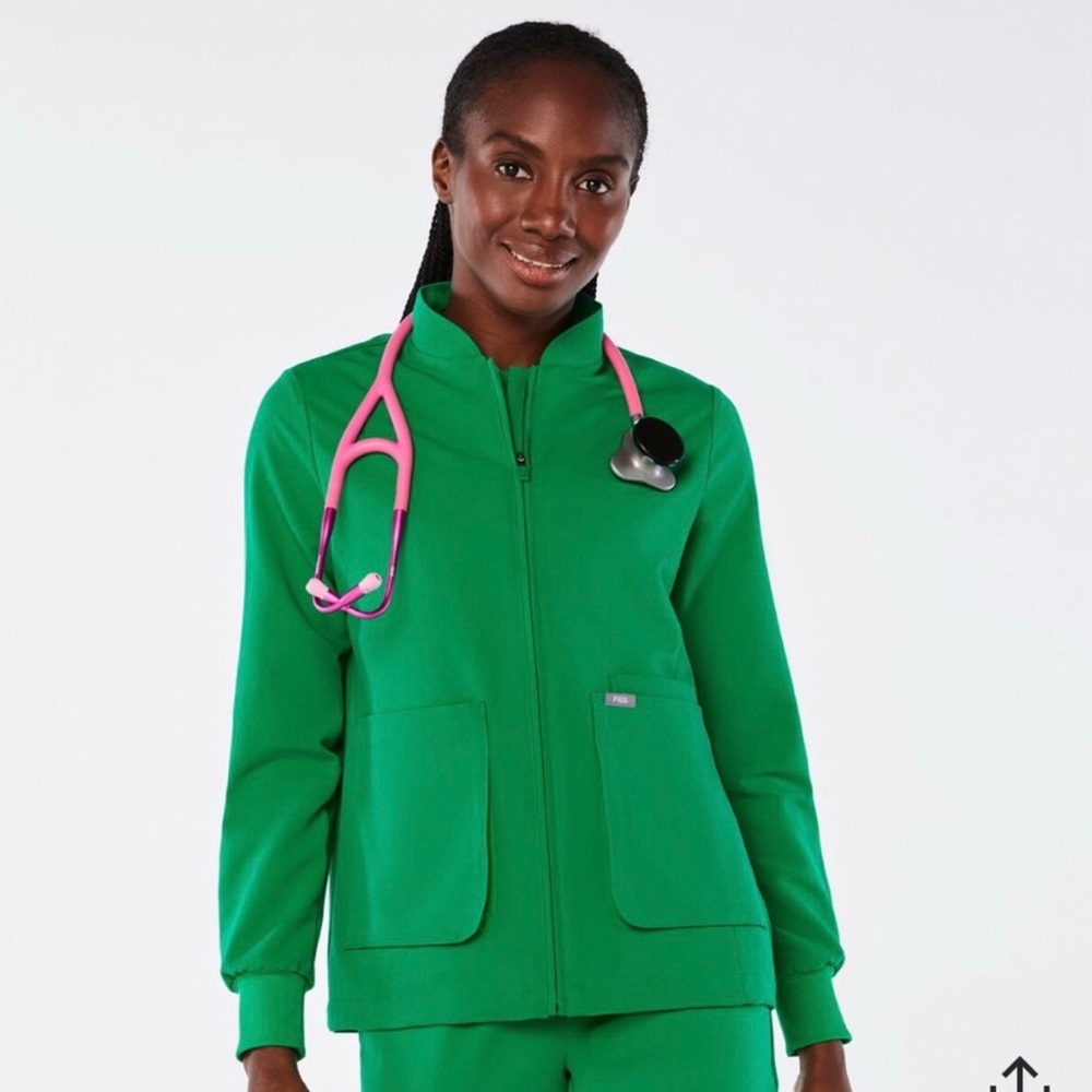 Figs Vibrant Green Women's Jacket